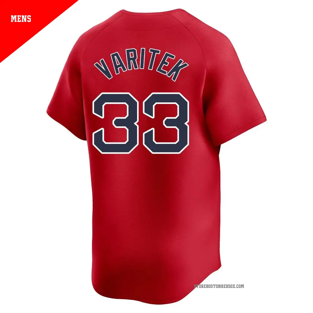 Men s 33 Jason Varitek Boston Red Sox Red Limited Alternate Jersey